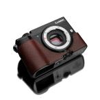 GARIZ/ゲリズ Panasonic LUMIX GX7 MarkIII（DC-GX7MK3）用 本革カメラケース XS-CHGX7M3BR ブラウン