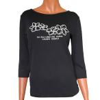 ショッピングハワイ ラウレア　ハワイ　オリジナル　定番　7分袖 Ｔシャツ　プルメリア　植物　フラ　ダンス