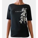 ラウレア　ハワイ　オリジナル　定番　３分袖 Ｔシャツ　マイレ　レイ　植物　フラ　ダンス