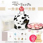 名入れ無料 ベビーリュック アニマル柄 + 一升餅 セット 選び取りカード 一升餅リュック 1歳 誕生日プレゼント 一生餅 小分け 個包装 ギフト