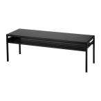 IKEAコーヒーテーブル リバーシブルテーブルトップNYBODA ブラック/ベージュ120x40x40 cm送料￥750!代引き可