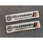  бесплатная доставка 503* Volkswagen VOLKSWAGEN для *2 шт. комплект машина стикер эмблема plate алюминиевый крыло значок наклейка чуть более склеивание сила 12x2.7cm