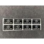  бесплатная доставка 02* Lexus LEXUS для *8 шт. комплект машина стикер эмблема наклейка черный plate твердость прозрачный пластик чуть более склеивание сила 18x10MM