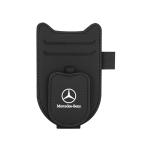 ショッピングサンバイザー ★メルセデス・ベンツ BENZ★ブラック★車用メガネホルダー サングラスクリップ サンバイザーポケット サングラス/メガネ収納 カード収納クリップ aafb qtm