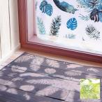 レースカーテンハワイアン雑貨インテリアモンステラリーフボタニカルリゾートお...