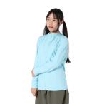 ショッピング22ssガールズ フットマーク（FOOTMARK）（キッズ）ジュニア スクール水着 ラッシュガード 長袖 パーカー 0242307SAX サックス