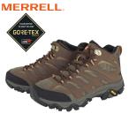 ショッピング登山 メレル（MERRELL）（メンズ）トレッキングシューズ ハイカット 登山靴 モアブ 3 シンセティック ミッド ゴアテックス ワイドワイズ 500253W ブラウン