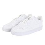ナイキ（NIKE）（レディース）スニーカー コート ビジョン ロー NN ホワイト DH3158-100 カジュアル スポーツシューズ タウン 通学 日常履き シンプル