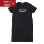 チャムス（CHUMS）（レディース）ワンピース 半袖 ヘビーウエイトロゴドレス CH18-1258-K001 ブラック