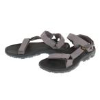 テバ(Teva)(メンズ)スポーツサンダル ハリケーン 4 ブラック グレー 1093379-DSDGG ストラップサンダル 軽量 クッション 面ファスナー