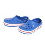 ショッピングcrocband クロックス（crocs）（キッズ）ジュニアサンダル クロックバンド クロッグ キッズ ブルー レッド 207006-4KZ-2023 スポーツ シャワサン レジャー プール