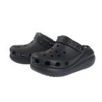 クロックス(crocs)(レディース)スポーツサンダル クラッシュ クロッグ ブラック 207521-001-2023 シャワサン レジャー プール ビーチ タウン 厚底