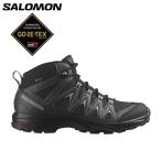 サロモン（SALOMON）（メンズ）トレッキングシューズ ハイカット 登山靴 X BRAZE MID GORE-TEX BLAC L47174800 ブラック