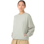  New balance (new balance)( женский ) трикотажный джемпер с длинным рукавом MT1996do Ла Манш длинный футболка AWT45008 OVN серый . пот скорость .4way стрейч UPF40+