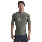 クイックシルバー（Quiksilver）（メンズ）ラッシュガード 半袖 UVカット 速乾 SATURN SR 24SP QLY241024 KHA