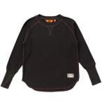 クリフメイヤー（KRIFF MAYER）（レディース）アームウォーマー風 ロンT 長袖Tシャツ 2417834L:17:CHARCOAL