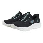  Skechers (SKECHERS)( женский ) прогулочные туфли slip in zgo- walk Flex The Be чёрный 124839-BKAQ спортивные туфли "свободные руки" 