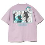 go- slow Caravan (GOSLOWCARAVAN)( мужской ) квадратное Logo свободно футболка 341915B LVD