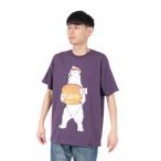 go- slow Caravan (GOSLOWCARAVAN)( мужской )DOMDOM×GSC ручная работа толщина жарение Tama . burger медведь футболка 341961 VLT violet 