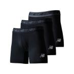 ニューバランス（new balance）（メンズ）メッシュボクサーパンツ 5インチ前閉じ 3枚組 LAU13015BKK 下着 アンダーウェア ボクサー 3枚セット