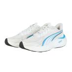 ショッピングメッシュ プーマ（PUMA）（メンズ）ランニングシューズ ジョギングシューズ ヴェロシティ ニトロ 4 AP ホワイト ブルー 31263503 スニーカー