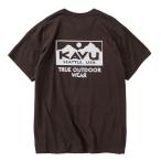 KAVU(KAVU)( мужской )26Stu Roo Logo футболка 19822465 Dark Chocolate