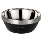 キャプテンスタッグ（CAPTAIN STAG） 食器 キャンプ アウトドア CS真空二重ボウル13ブラック UE-4955ホ゛ウル13BK