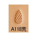 バックグランド A118-荒 9mm【メール便対応】 [クラフト社]  レザークラフト刻印 Aバックグラウンド