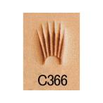 カモフラージュ C366 10mm【メール便対応】 [クラフト社]  レザークラフト刻印 Cカモフラージュ