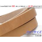 昭南ソールレース フリーサイズ 無地 お好みの巾×130cm 4.0mm 1本[レザークラフトぱれっと] [価格変動品]  レザークラフト革ひも レー