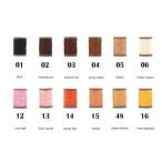 ショッピングソウルベリー 【六花（リゥファ）】編織ポリエステル糸 全48色（前半40色） 0.4mm×約60m[レザークラフトぱれっと]  レザークラフト工具 六花（リウファ）