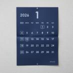 2026 год календарь темно-синий белый знак A3 орнамент средний ..1 месяц начало 