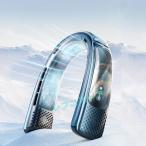 ネッククーラー 3つ冷却プレート 静音 最強 首掛け扇風機 羽なし 軽量 半導体冷却 2段階冷却 3400mAh大容量 dcモーター 携帯 ひんやり 冷却 18℃ 2024