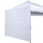 Color: белый _Size:3mx3m ABCCANOPY боковой сиденье ( ширина занавес ) брезентовый тент для 2.5m/3m специальный водонепроницаемый брезент сиденье текстильная застёжка имеется застежка-молния имеется 