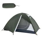 Color: оливковый BISINNA палатка touring купол Solo кемпинг уличный альпинизм предотвращение бедствий для велосипед. грузоподъёмность 2 -слойный слой независимый тип 1~2 человек для выдерживает давление воды 3000mm легкий compact .