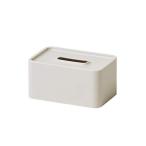 ideaco(イデアコ) コンパクトティッシュケース サンドホワイト 壁付け ビス マグネット 付属 compact tissue case