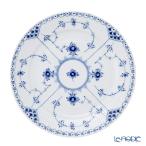 ショッピング皿 並行輸入品 ロイヤルコペンハーゲン ブルーフルーテッド ハーフレース プレート(フラット) 25cm 1102625／1017224 皿