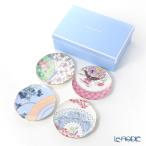 ショッピング皿 ウェッジウッド Wedgwood バタフライブルーム プレート 20cm 4色セット 皿