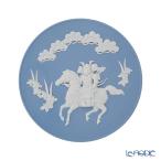 ショッピングウェッジウッド 並行輸入品 ウェッジウッド(Wedgwood) ジャスパー リトルサムライプレート 18.5cm【プレートスタンド、プレートハンガー付き】