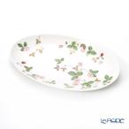 並行輸入品 ウェッジウッド Wedgwood ワイルドストロベリー カジュアル オーバルディッシュ 26cm 皿