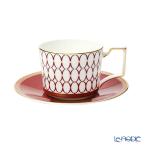 ショッピングウェッジウッド 並行輸入品 ウェッジウッド Wedgwood ルネッサンス レッド ティーカップ＆ソーサー 200ml カップアンドソーサー