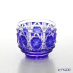 復元薩摩切子 猪口A／1107 八角籠目 