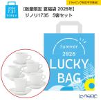 【数量限定 夏福袋 2026年】ジノリ1735 5客セット 【ラッピング不可】 カップアンドソーサー