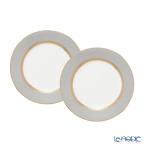 ショッピングウェッジウッド 並行輸入品 ウェッジウッド(Wedgwood) ルネッサンス グレイ(グレー) プレート 20cm ペア 皿