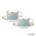 【並行輸入品】 ウェッジウッド(Wedgwood) ヘリア ティーカップ&ソーサー 200ml ペア アフタヌーンティー