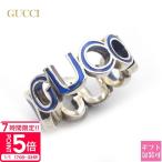 グッチ リング メンズ GUCCI カットアウト インターロッキングG シルバー ブルー 753640 J8410 8136 gucci アクセサリー  シルバーリング