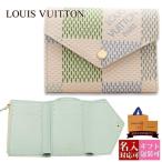 ショッピングピスタチオ ルイヴィトン 財布 レディース LOUIS VUITTON 財布 レディース 三つ折り財布 ポルトフォイユ・ヴィクトリーヌ ダミエリシャス ピスタチオグリーン N40750