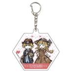 【ウェイン＆主人公(女性)】 アクリルキーホルダー 6角形 牧場物語 3つの里の大切な友だち 01 グラフアートデザイン