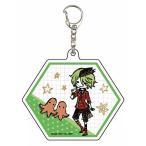 【野村エル】 アクリルキーホルダー 6角形 ピタゴラスプロダクション 01 グラフアートデザイン