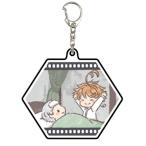 【エマ＆ノーマン (ベッド) 】 アクリルキーホルダー 約束のネバーランド 01 場面写Ver. (グラフアートデザイン)